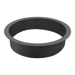 Tulipesän rengas hiiliterästä 39 tuumaa sisä 45 tuumaa ulko 2 5 mm paksu