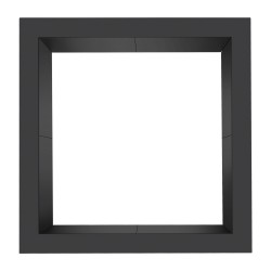 Tulikehä hiiliteräksinen mattamusta neliö 36x36/30x30 tuumaa 10 tuumaa korkea ulkokäyttöön