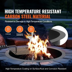 Tulipesän rengas hiiliterästä sisähalkaisija 787 mm ulkohalkaisija 889 mm korkeus 216 mm