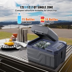 Auton 12 L kompressoriohjattu jääkaappipakastin 12/24V ja 100-240V
