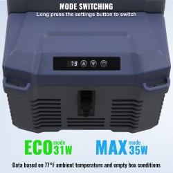 Auton 12 L kompressoriohjattu jääkaappipakastin 12/24V ja 100-240V