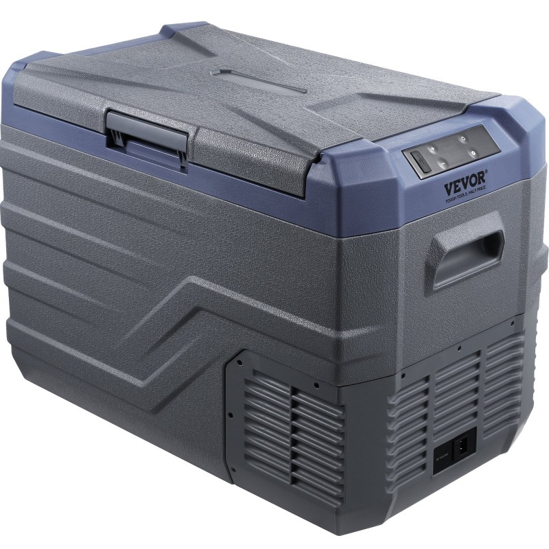 Kannettava autokylmälaite 37 L kompressorijääkaappi lämpötila -20–20 °C 12/24V ja 100–240V