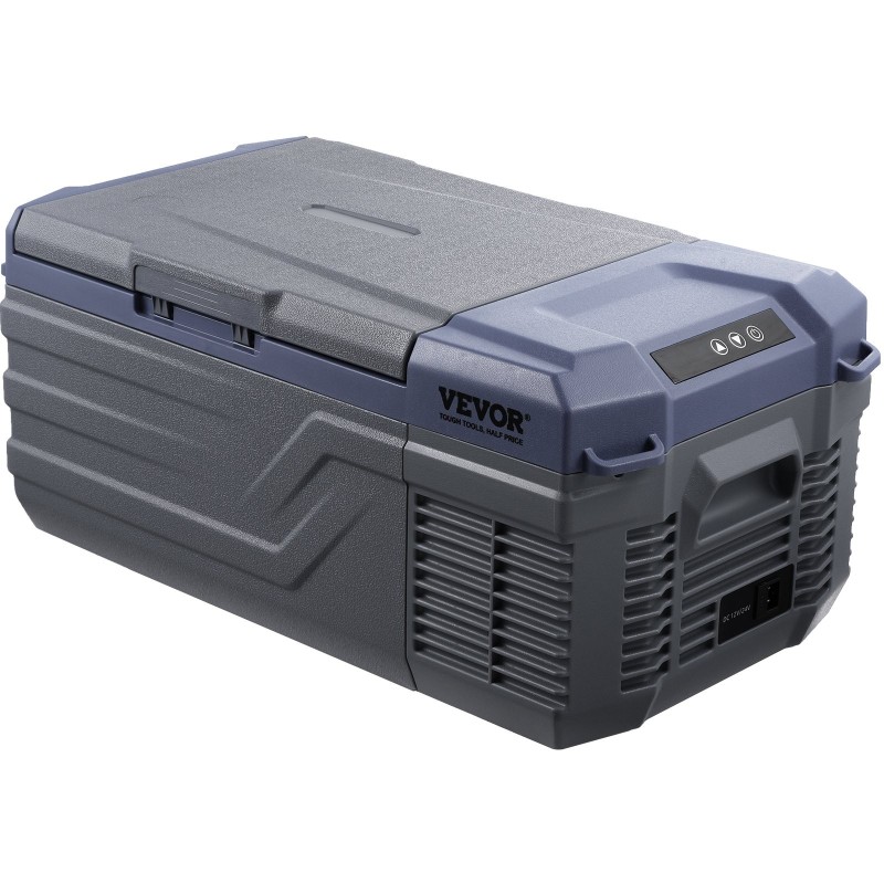 Kompressorijääkaappi 15 L kannettava autoon 12/24V ja 100-240V säädettävä lämpötila