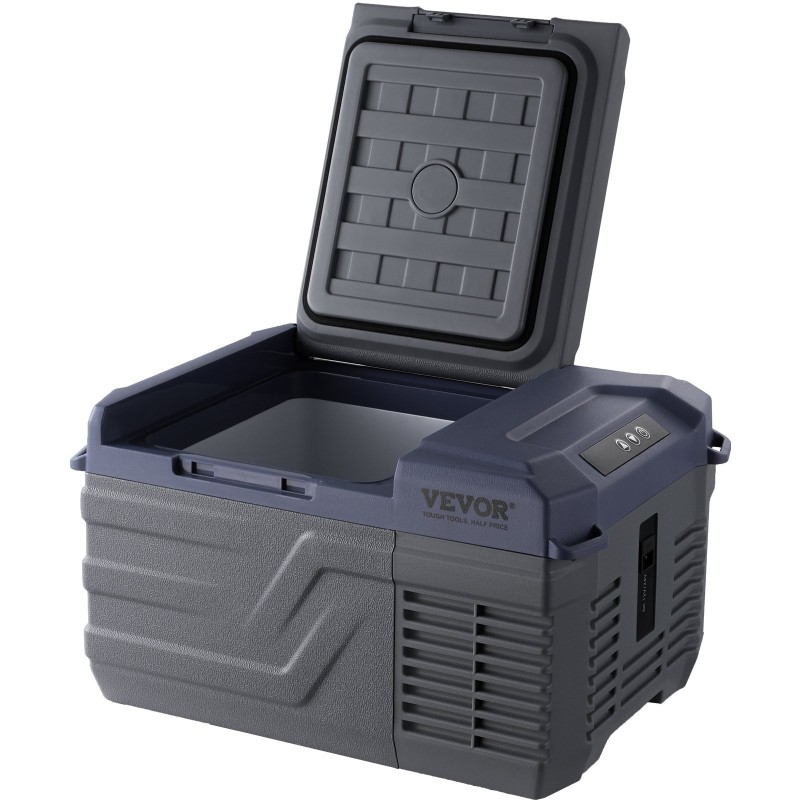 Kannettava autokylmälaatikko yhdeksän litraa kompressorilla säädettävällä lämpötilalla