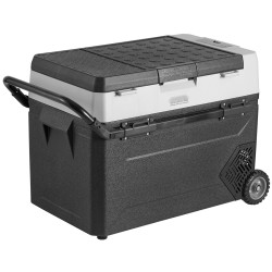 Autokylmälaukku 12V 60 L kompressorilla säädettävällä lämpötilalla pyörillä