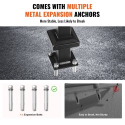 Seinäkiinnitteinen hiiliteräksinen porraskäsijohde ulkokäyttöön 1029 mm 1 kpl sopii 1–3 askelman portaisiin