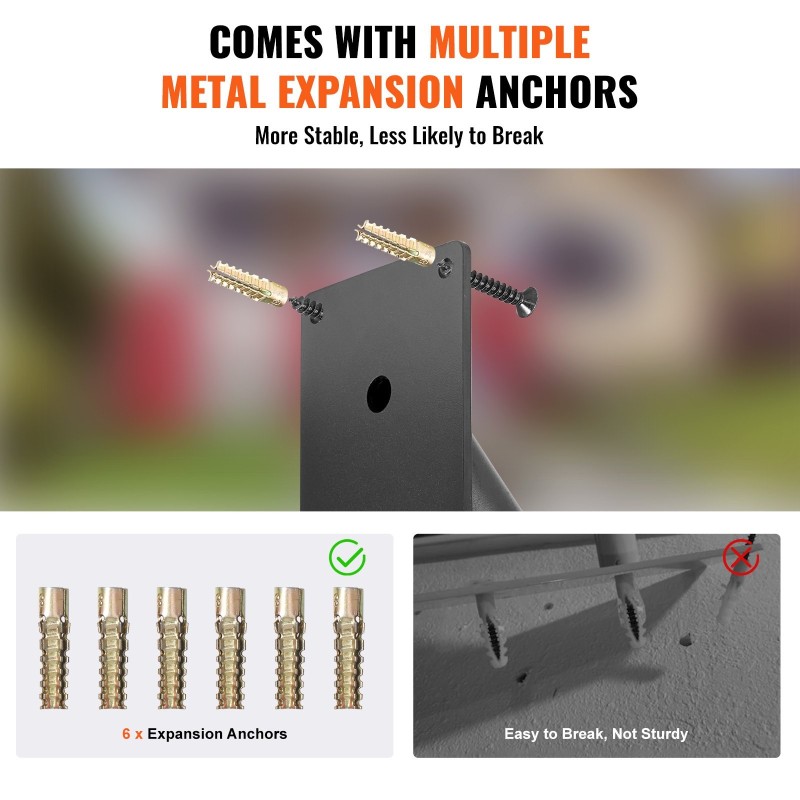 Seinäkiinnitteinen hiiliteräskaide ulkoportaisiin 480 mm mattamusta 240 kg 1 kpl