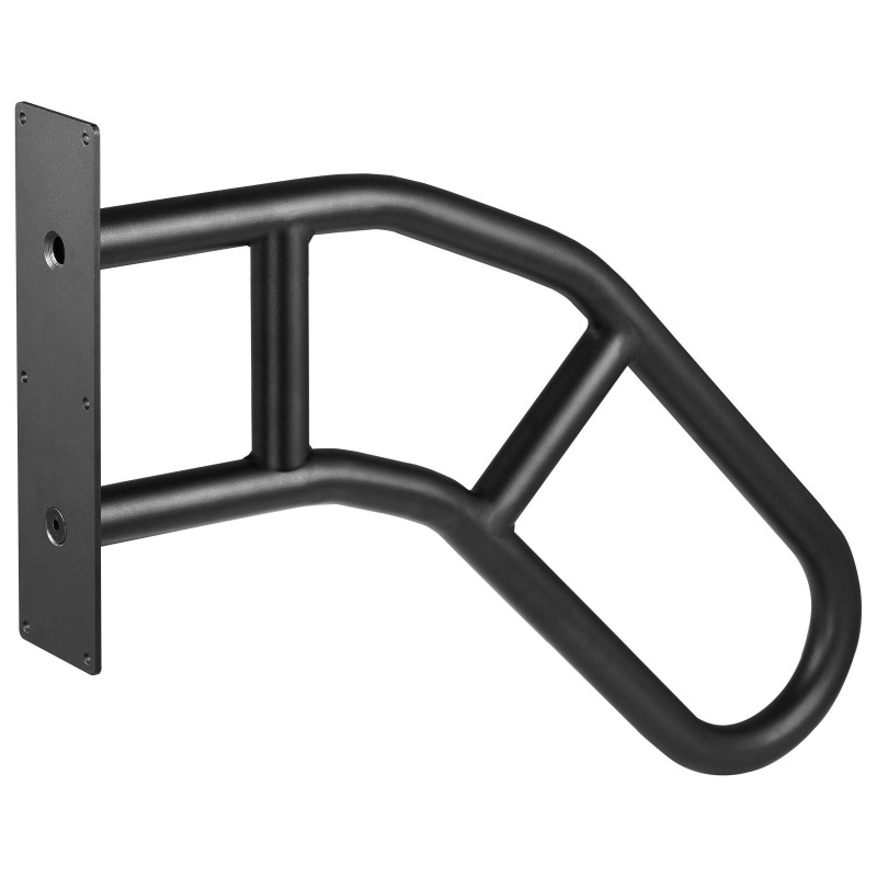Seinäkiinnitteinen U-muotoinen käsijohde 29 tuumaa hiiliteräs mattamusta 2 kpl ulkokäyttöön