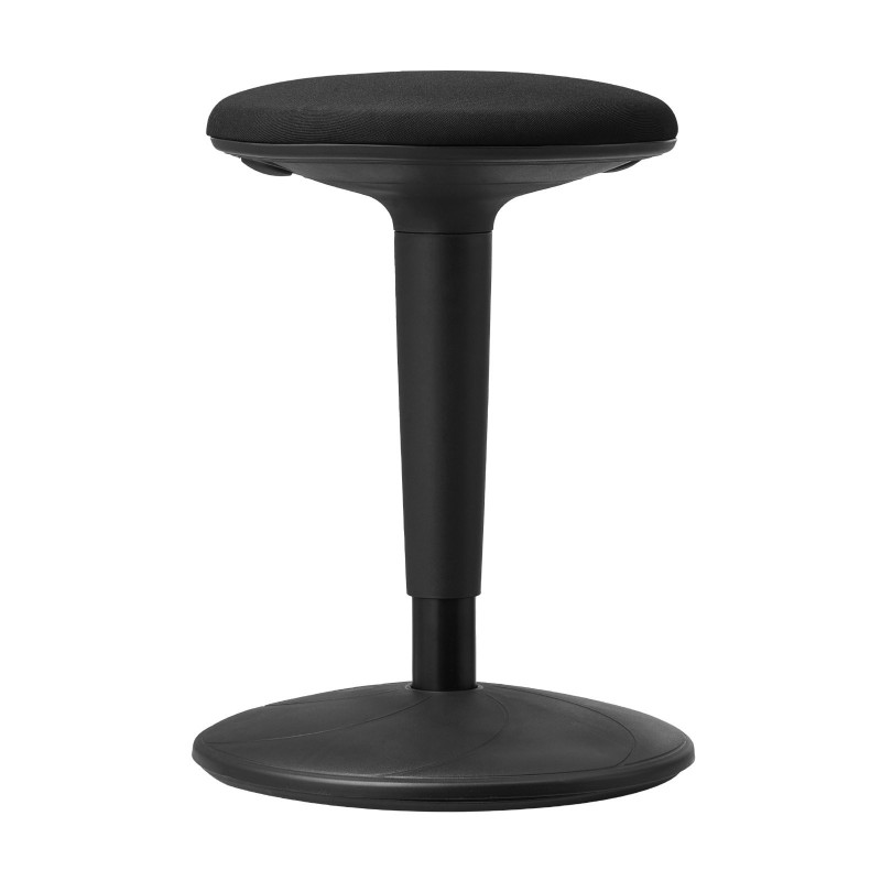 Aktiivituoli muovi ja rauta säädettävä 55–72 cm kiertävä musta