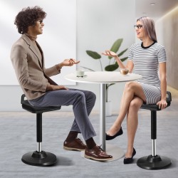 Aktiivituoli elastisella kankaalla 45 mm vaahtotyynyllä kantokahvalla 62,5–87,5 cm musta