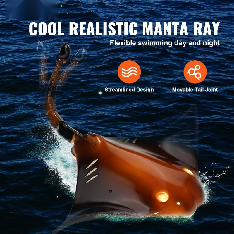 Kauko-ohjattava rauskulelu ABS-muovinen vedenpitävä USB-ladattava kaksi ladattavaa akkua