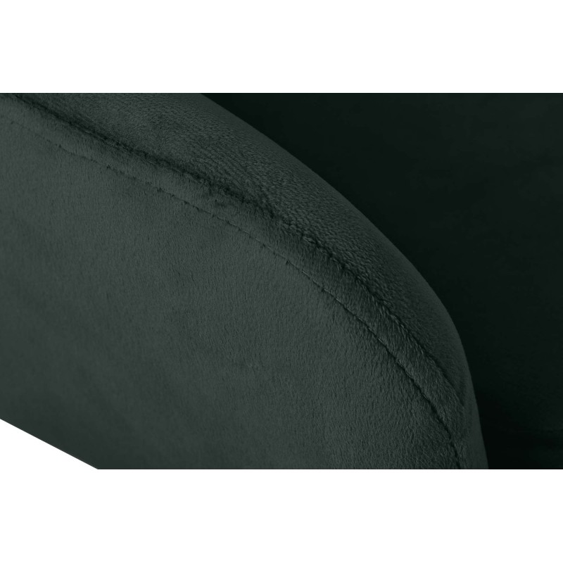 Tyylikäs samettinen baarijakkara pyökkirungolla ja selkänojalla