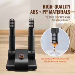 Kenkäkuivain 2-putkinen 180 asteen taittuva ajastin kolmen tunnin PP ja ABS