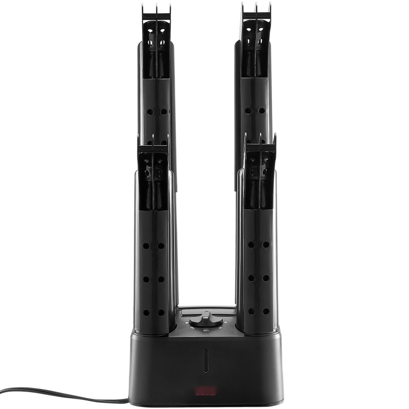 Kenkäkuivain neliputkinen irrotettava paloturvallinen muovi kaksi paria kolmen tunnin ajastin