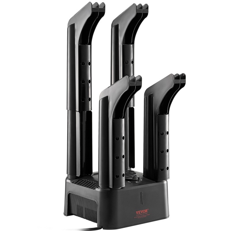 Kenkäkuivain neliputkinen irrotettava paloturvallinen muovi kaksi paria kolmen tunnin ajastin