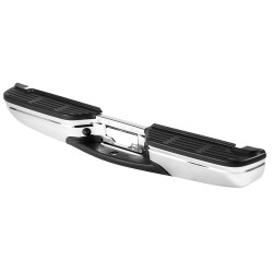 Takapuskuri kromipinnoitettua paksua terästä astinlevyllä kahdella valolla Ford F250 F350 1999–2007