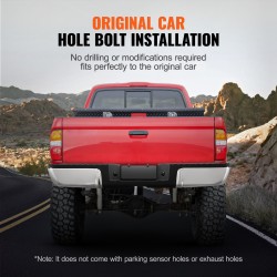 Takapuskuri kromattu raskas teräs yhteensopiva Ford F250 F350 2008–2016 askelma rekisterivalot