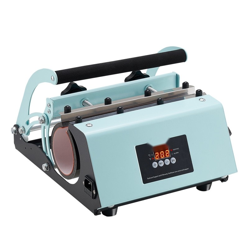 Mukeille ja tumblereille tarkoitettu lämpöpuristin ruostumaton teräs 11–30 unssia