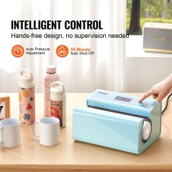 Automaattinen mukilämpöprässi sublimaatioon enintään 887 ml:n mukeille sininen 2-paikkainen