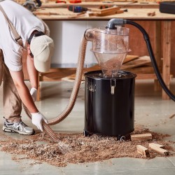 Syklonierotin läpinäkyvä ABS-muovinen 4 tuuman liitäntä märkä- ja kuivaimureille 18.9-37.85L säiliöille