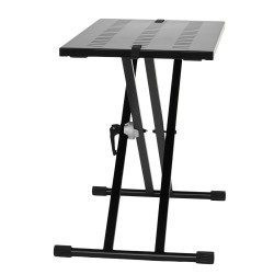 DJ pöytäteline seosteräksinen taittuva 820 x 495 mm säädettävä 685 855 mm