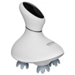 Sähköinen päänahan hierontalaite ladattava IPX7-vesitiivis 8 irrotettavaa hierontapäätä 6 tilaa