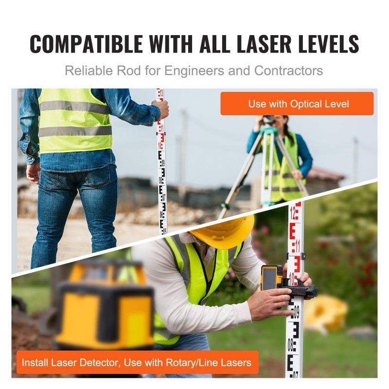 Teleskooppinen alumiininen mittakeppi 5m 5-osainen kaksipuolinen asteikko 1cm/1mm kuplavaaka kuljetuspussi