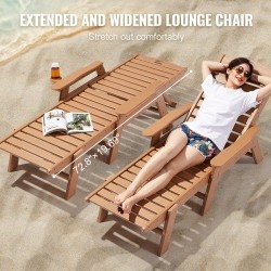 Lepotuoli muovinen ulkokäyttöön kuusi asentoa ruskea korkea kantavuus