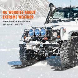 Luistonsuojalevyt polypropeeni 10 tonnin kantavuus lyhyt malli pari musta