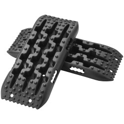 Luistonsuojalevyt polypropeeni 10 tonnin kantavuus lyhyt malli pari musta