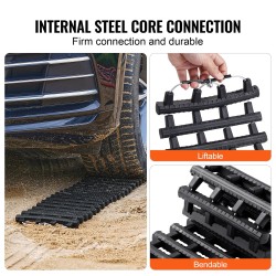 Vetolevyt termoplastista kumia seitsemän tonnin kantavuus pari maastoautoille ja pickupeille