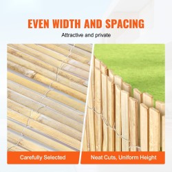 Bambusäleaita 3962×1828 mm luonnollinen bambu galvanoidut teräslangat