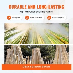 Bambusäleaita luonnollisesta bambusta 1828x4877 mm puutarhaan ja parvekkeelle