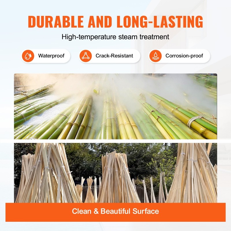 Bambusäleaita luonnollisesta bambusta 1828x4877 mm puutarhaan ja parvekkeelle