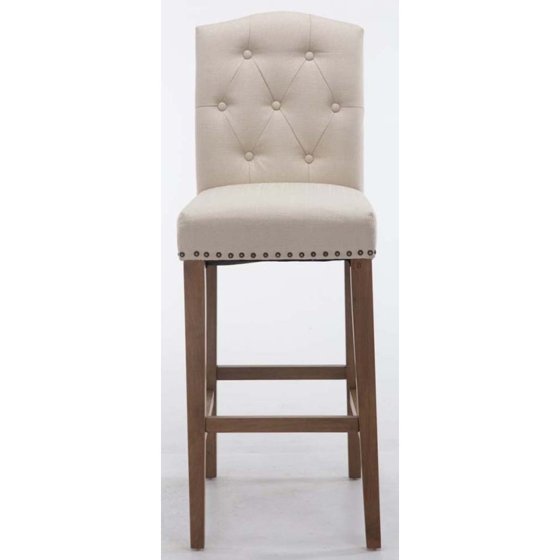 Tyylikäs Louise-baarituoli kankaalla, 2 kpl setti, mukava istua