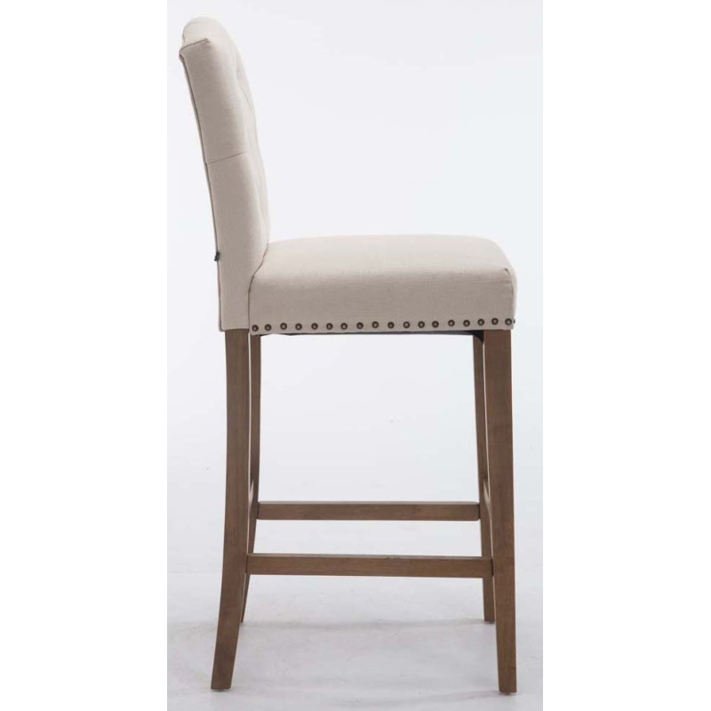 Tyylikäs Louise-baarituoli kankaalla, 2 kpl setti, mukava istua