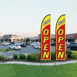 Mainoslippusarja ulkokäyttöön 2 sarjaa alumiiniseos ja lasikuitu 498 cm