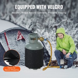 Kaasusäiliön eristetty lämmitinvyö 18,1 kg pullolle 120 W 32 °C