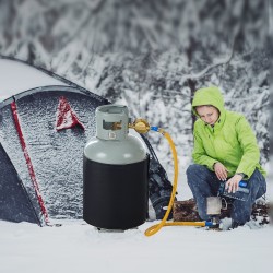 Kaasusäiliön eristetty lämmitinvyö 18,1 kg pullolle 120 W 32 °C