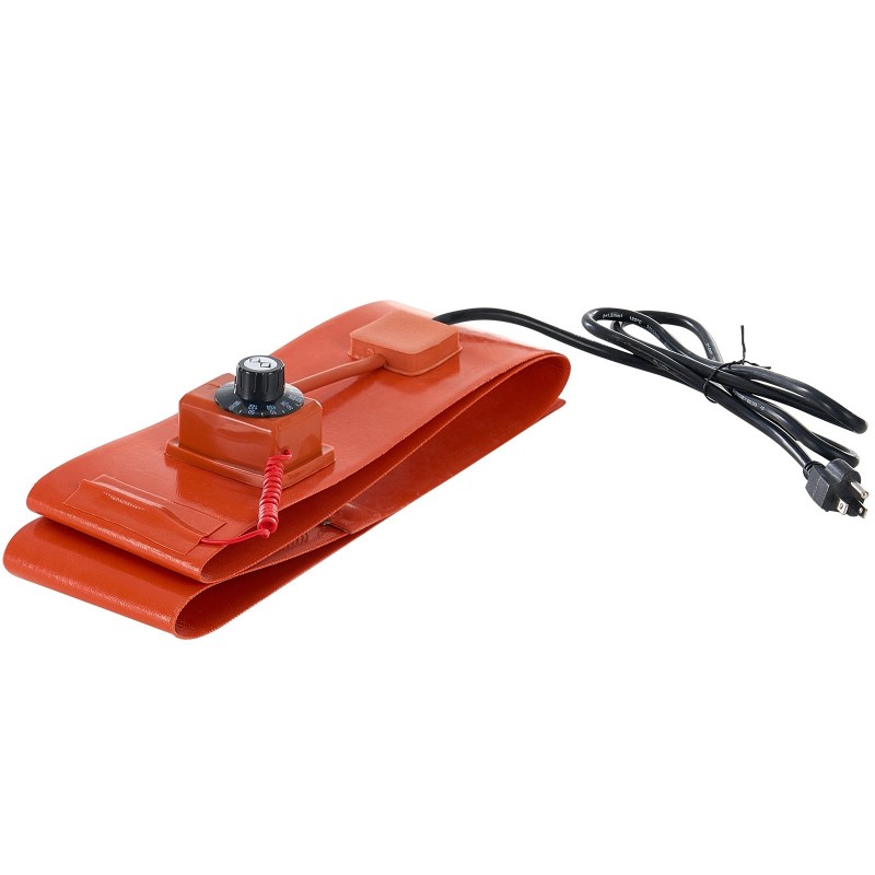 Tynnyrilämmitin silikonipintainen 55 gallonan 208,2 litran 1200 wattin säädettävä 30–150 °C