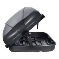 Katolle asennettava tavaraboxi ABS-muovinen kovakuori 220 l kaksipuolinen avaus