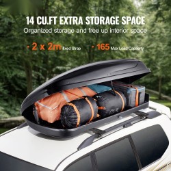 Kattoaulatikko ABS-kovakuori 370 l 75 kg enimmäiskuorma kaksipuolinen avaus poikittaiskiskoihin autoihin