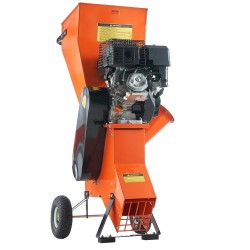 Bensiinikäyttöinen puuhake- ja silppurilaite teräsrunko 420cc 8,6 kW leikkuuhalkaisija 49,5 mm