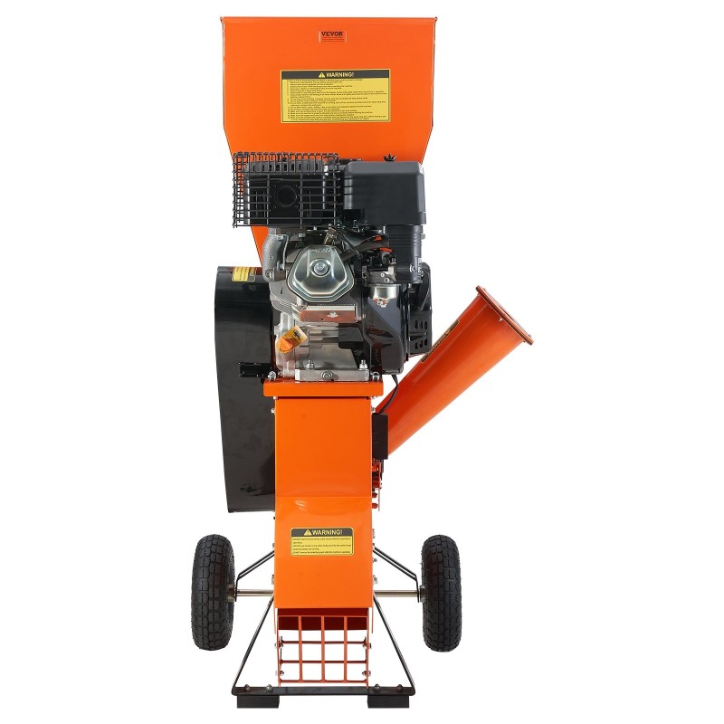 Bensiinikäyttöinen puuhake- ja silppurilaite teräsrunko 420cc 8,6 kW leikkuuhalkaisija 49,5 mm