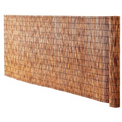 Ruokoaitarulla luonnollinen ruokokaisla neljä metriä leveä yksi metri korkea ruskea