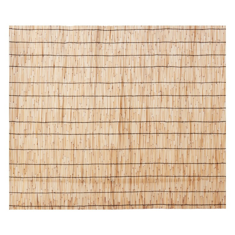 Kaisla-aitarulla 100 prosenttia luonnollista kaislaa koko 4 x 1 m näkösuojaksi parvekkeelle