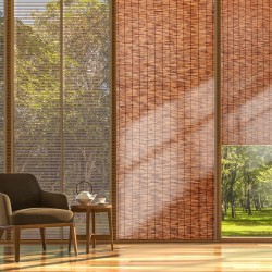 Ruokoaitarulla luonnollinen ruoko 5 m x 1,2 m 2 kpl ruskea