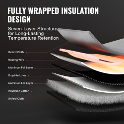 Tynnyrilämmitin vedenpitävällä Oxford-kankaalla 18,93 l 250W säädettävällä termostaatilla