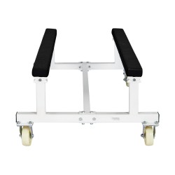 Vesikulkuneuvojen siirtovaunu hiiliteräsrunko 816 kg kantavuus 4 pyörää joista 2 jarrullista