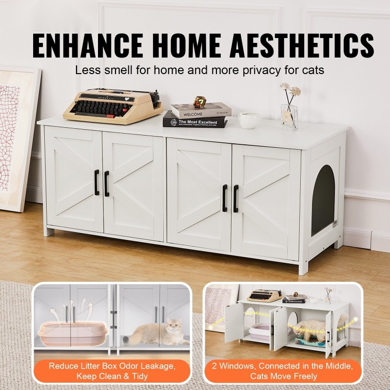 Kissan wc-kaappi lastulevystä 12 mm 119×46×50 cm valkoinen kahdelle